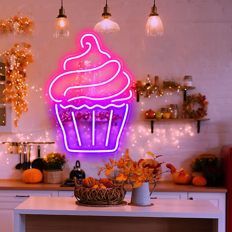 Cupcake Neon Sign