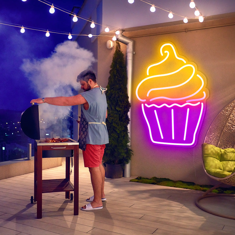 Cupcake Neon Sign