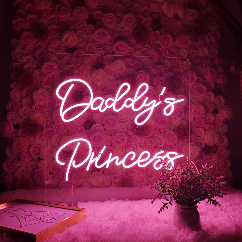 Daddy's princess neon light