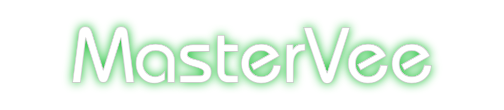Custom neon sign MasterVee