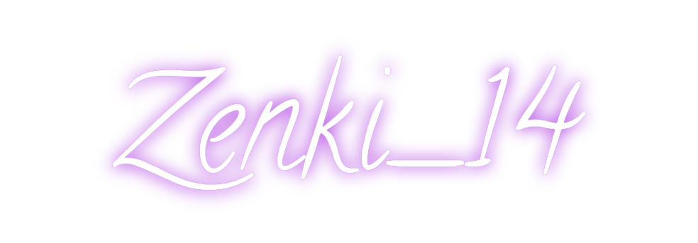 Custom neon sign Zenki_14