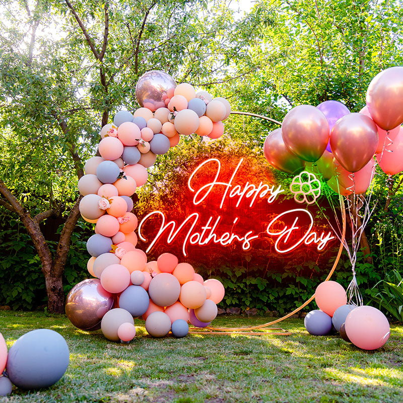 Happy mother's day neon sign