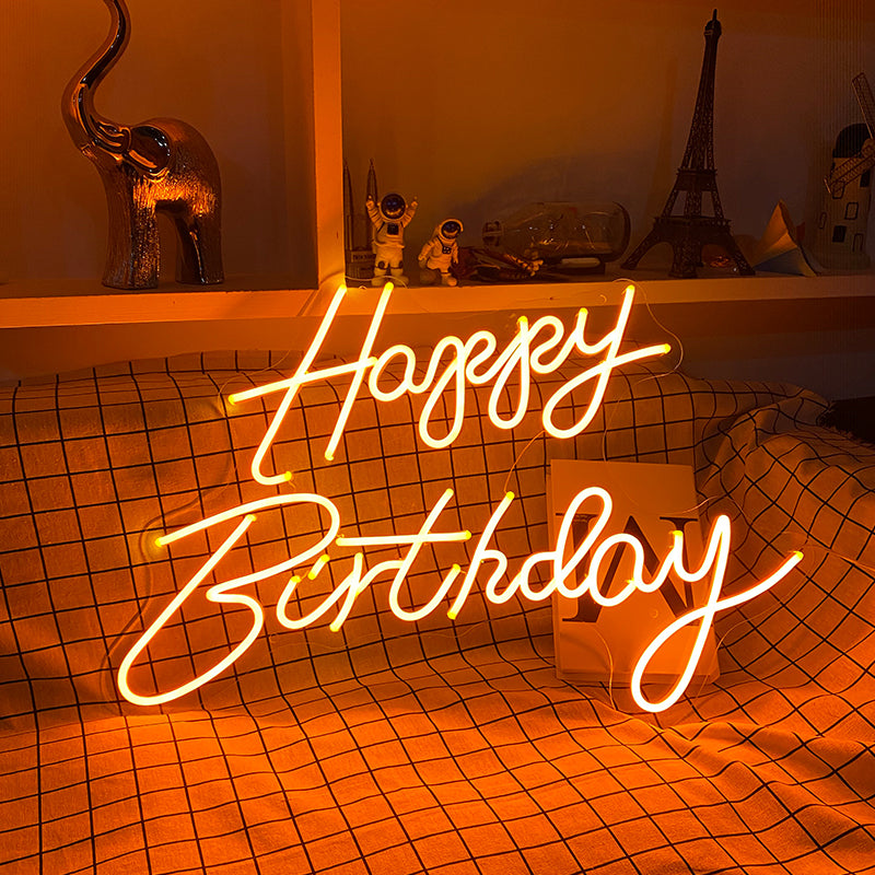 Happy Birthday LED Neon Sign