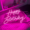 Happy Birthday LED Neon Sign