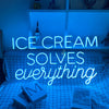 Ice Cream Solves Everything LED Neon Sign