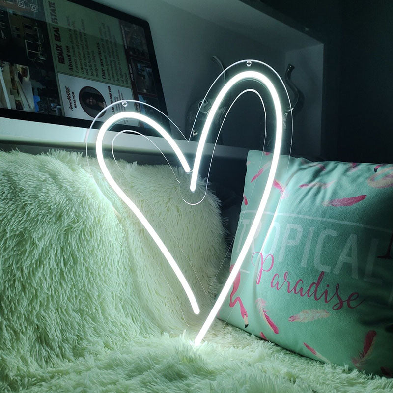 A Little Love Neon Heart