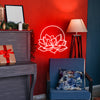 Flower Lotus Neon Art