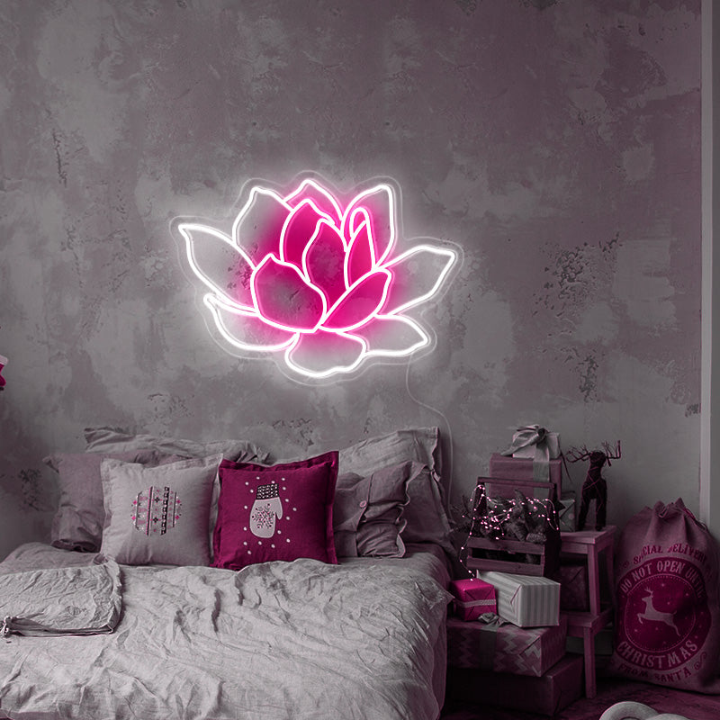 Lotus Flower Neon Light