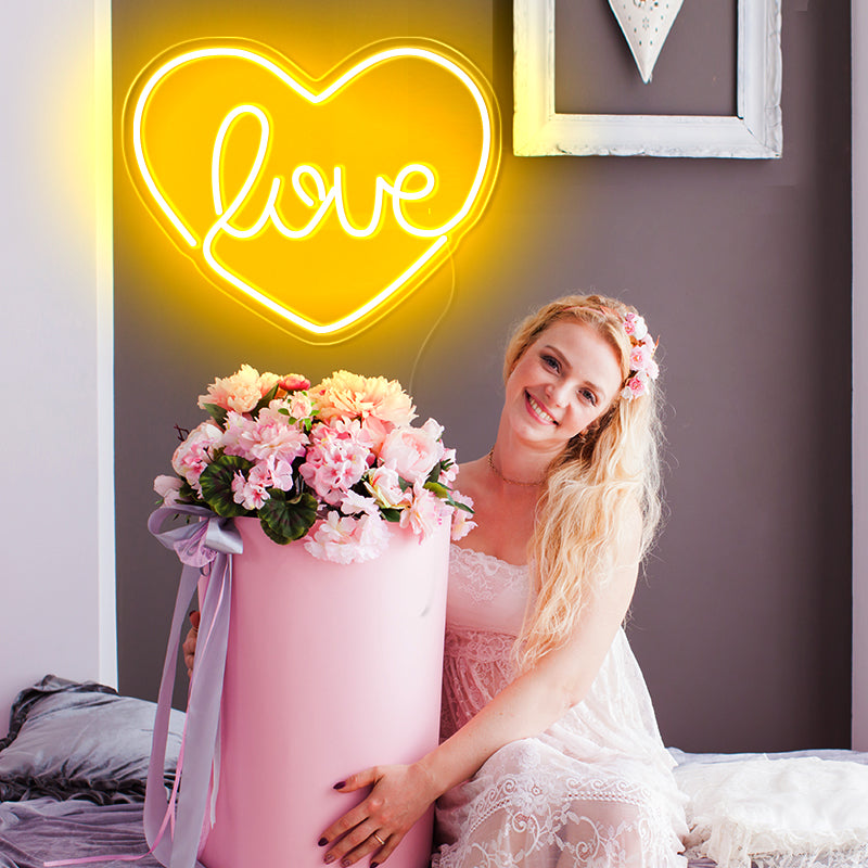 Heart Love Neon Sign