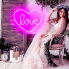 Heart Love Neon Sign