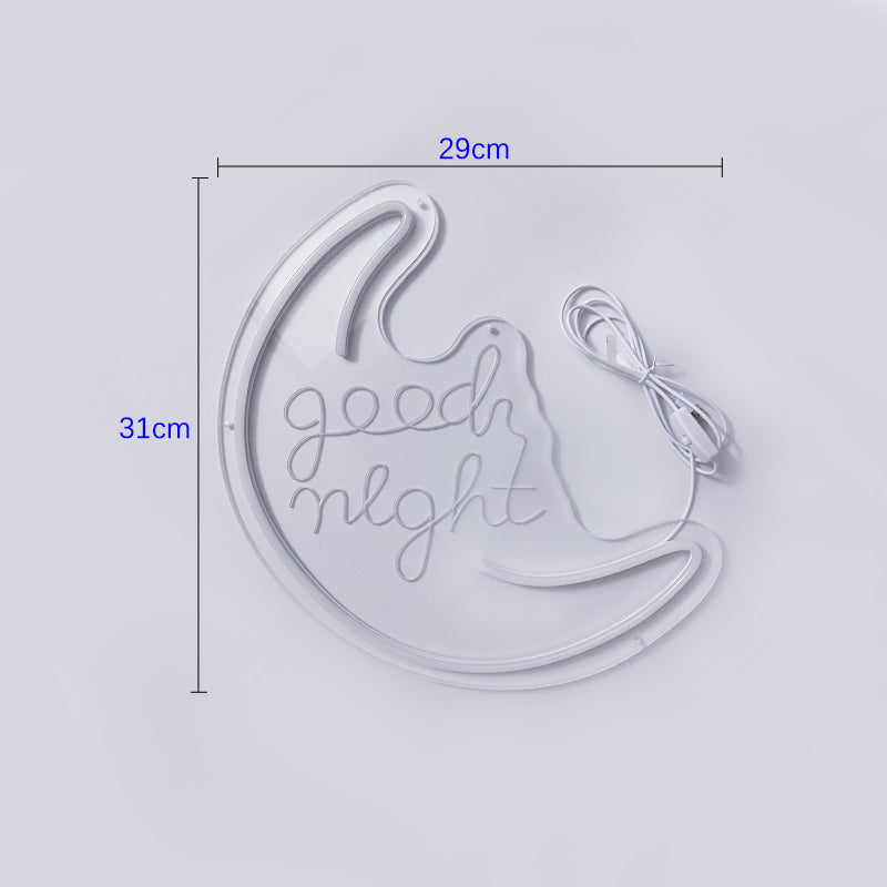Good night crescent moon