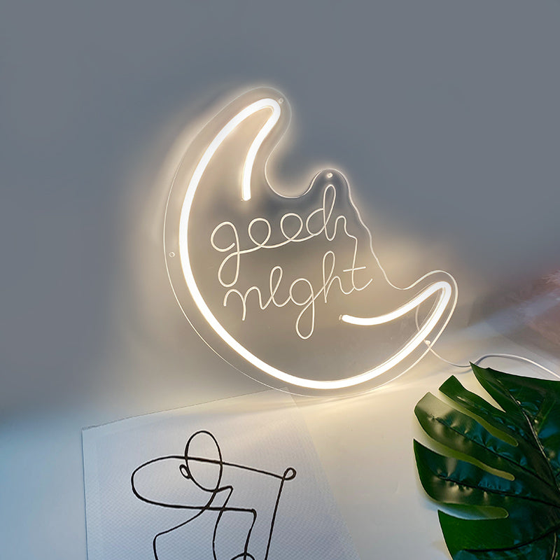 Good night crescent moon