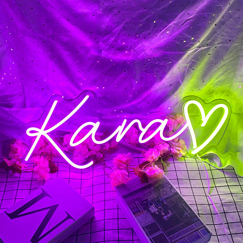 Personalised Neon Signs for Kids Rooms Neon Party