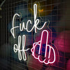 Personalized FUCK OFF neon