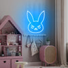 Funny Pink Rabbit Neon Light