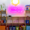 Study hard dream big led signs